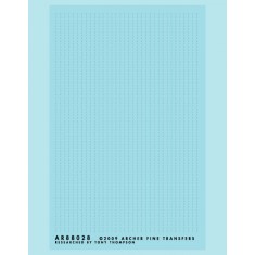 Resin on Clear Decal for N Scale Freight Cars Alternate Center Rivets w/Thinner Sides