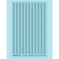 Resin on Clear Decal Film for O Scale Louvers (6 Inch)