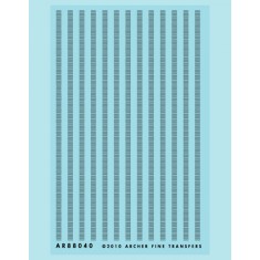 Resin on Clear Decal Film for N Scale Louver (14 Inch)