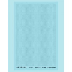Resin on Clear Decal Film for O Scale Locomotive Treadplate