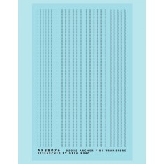 Resin on Clear Decal Film for S-Scale 5/8-Inch Streetcar/Interurban Rivets