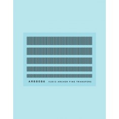 Resin on Clear Decal Film for O Scale Louver Mix
