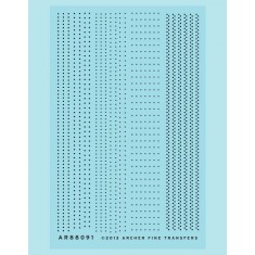 Resin on Clear Decal Film for O Scale Resin Rivet Starter Set