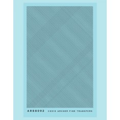 Resin on Clear Decal Film for O Scale Resin Diamond Treadplate