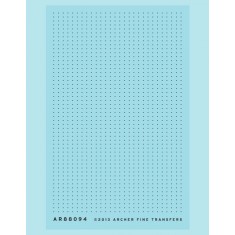 Resin on Clear Decal for S Scale Freight Cars Alternative Center Rivets w/Thinner Sides