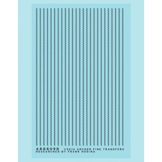Resin on Clear Decal Film for Ho Scale 1.25 Inch Double-Row Rivets