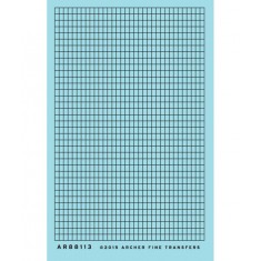 N 12" x 18" Factory Window Muntins (Resin on Clear Decal Film)
