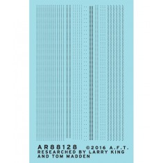 N Pullman Car Rivet Set Sheet 1 (Resin on Clear Decal Film)