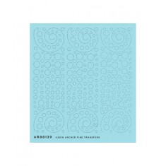 1/48 - 1/32 Aircraft Rivets in Spiral and Circular Patterns (Resin on Clear Decal Film)