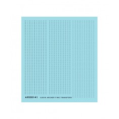 1/48 - 1/32 Double Row Aircraft Rivets (Resin on Clear Decal Film)