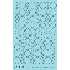 Perfect Weld Beads in Circular Patterns (Resin on Clear Decal Film)