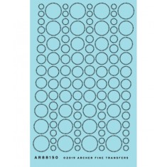 Perfect Weld Beads in Circular Patterns (Resin on Clear Decal Film)