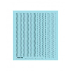 1/24 Staggered Double Row Aircraft Rivets (Resin on Clear Decal Film)