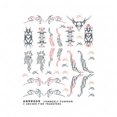 1/6 - 1/4 Tribal Tattoos (Waterslide Decals)