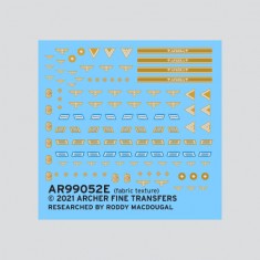 1/35 Afrika Korps Heer Uniform Patches for Medical Personnel (Fabric Texture Applique)
