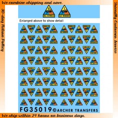 1/35 US Armoured Division Patches
