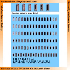 1/35 German SS Shoulder Boards for Artillery Troops & Stug Crews