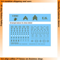 1/35 WWII USMC Uniform Patches