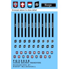 1/35 German Foreign Legion Uniform Patches