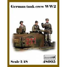 1/48 WWII German Tank Crews (3 figures)