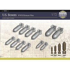 1/72 U.S. Bomb Set WWII & Korean War