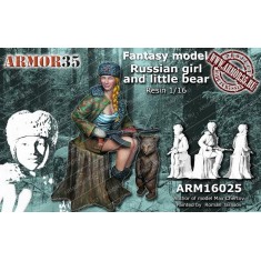 1/16 Fantasy - Russian Girl and Little Bear