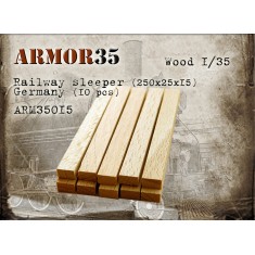 1/35 German Wooden Railway Sleeper (10pcs)