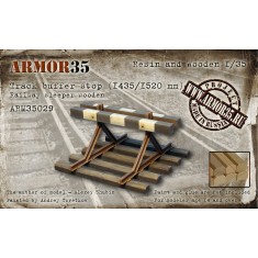 1/35 Track Buffer Stop (1520/1435mm, wooden railway sleeper)