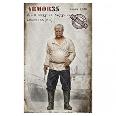 1/35 Civilian Man "I Don't Take Bribes..." Resin Figure
