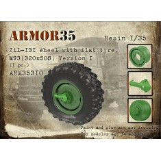 1/35 ZiL-131 Wheel w/Flat Tyre M93 (320 x 508) Version I