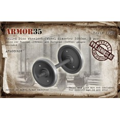 1/35 Rolled Disc Wheel set (Diameter 1050mm) 2pcs