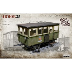 1/35 Ua Railcar (Wooden Body Sheathing, 1435mm/1524mm)