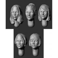 1/35 Female Heads set Vol. 3