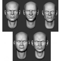 1/35 Bald Heads (set 14)