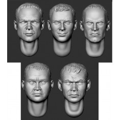 1/35 Hairy Heads (set 14)