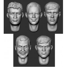 1/35 Hairy Heads (set 15)