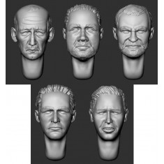 1/35 Hairy Heads (set 16)