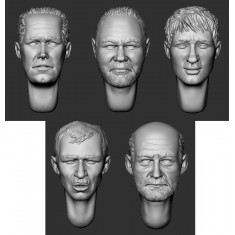 1/35 Hairy Heads (set 17)