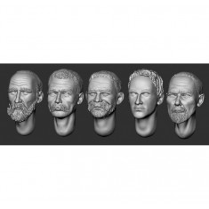 1/35 Hairy Heads Set #21