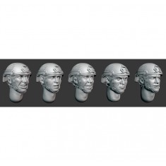 1/35 Russian Soldiers Heads (No.1)