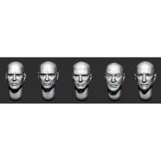 1/35 Bald Head x5 (Set 32)