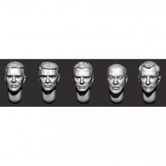 1/35 Hairy Head x5 (Set 33)