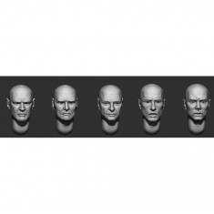 1/35 Bald Head x5 (Set 33)