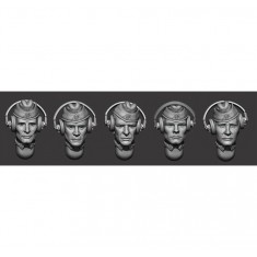 1/35 WWII German Tank Crews Heads Set #3