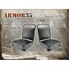 1/35 UAZ-452 Car Seats (2pcs)