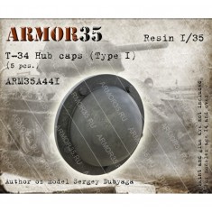 1/35 T-34 Hub Cap Type I (10pcs)
