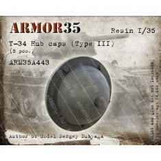 1/35 T-34 Hub Cap Type III (10pcs)