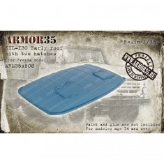 1/35 Zil-130 Early Roof with 2 Hatches for Zvezda kit