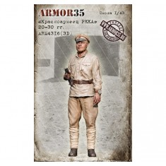 1/43 Soviet Red Army Soldier 1920s-1930s Resin Figure