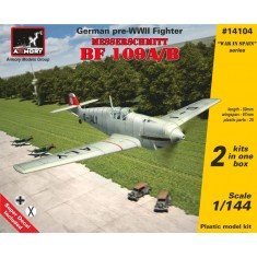 1/144 Pre-WWII German Fighter Messerschmitt Bf 109A/B (2 kits)